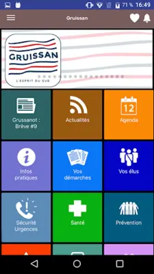 Gruissan Application mobile android App screenshot 4